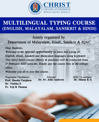 Multilingual Typing Course
